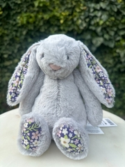 2080 - JellyCat Blossom Bunny Bloom Silver 31cm - JellyCat Blossom Silver Bunny Bloom Medium 31cm [HÀNG CHÍNH HÃNG]