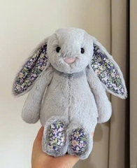 2080 - JellyCat Blossom Bunny Bloom Silver 31cm - JellyCat Blossom Silver Bunny Bloom Medium 31cm [HÀNG CHÍNH HÃNG]