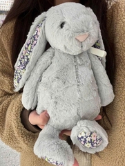 2080 - JellyCat Blossom Bunny Bloom Silver 31cm - JellyCat Blossom Silver Bunny Bloom Medium 31cm [HÀNG CHÍNH HÃNG]