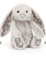 2080 - JellyCat Blossom Bunny Bloom Silver 31cm - JellyCat Blossom Silver Bunny Bloom Medium 31cm [HÀNG CHÍNH HÃNG]