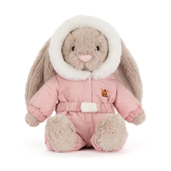 2084 - JellyCat Bunny Bashful Snow Suit 31cm - JellyCat Bashful Bunny Snow Suit Medium 31cm [HÀNG CHÍNH HÃNG]