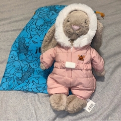 2084 - JellyCat Bunny Bashful Snow Suit 31cm - JellyCat Bashful Bunny Snow Suit Medium 31cm [HÀNG CHÍNH HÃNG]