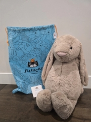 2259 - JellyCat Bunny Beige Bashful 36cm - Jellycat Bashful Bunny Beige Large 36cm [HÀNG CHÍNH HÃNG]