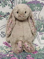 2156 - JellyCat Bunny Blossom Beige 'Petal' 51cm - JellyCat Blossom Beige Bunny Petal Huge 51cm [HÀNG CHÍNH HÃNG]