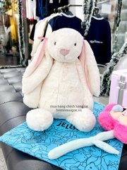2101 - JellyCat Bunny Cream Bashful 36cm - Jellycat Bashful Bunny Cream Large 36cm [HÀNG CHÍNH HÃNG]