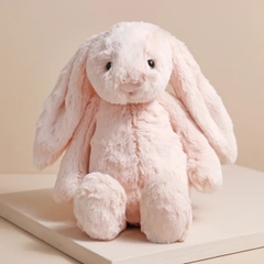 2143 - JellyCat Bashful Bunny Blush 31cm - Jellycat Bashful Blush Bunny Medium 31cm Màu Hồng Đào [HÀNG CHÍNH HÃNG]