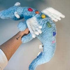 2203 - JellyCat Sky Dragon 50cm - Jellycat Rồng Xanh - Jellycat Sky Dragon Huge 50cm [HÀNG CHÍNH HÃNG]