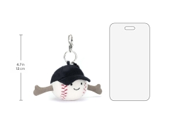 2671 - Jellycat Amuseables Sports Baseball Bag Charm 12cm [HÀNG CHÍNH HÃNG]