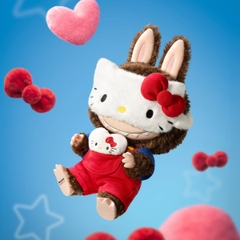 2678 - Labubu Hello Kitty 38cm POPMART The Monster Vinyl Plush Doll [HÀNG CHÍNH HÃNG]