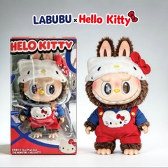 2678 - Labubu Hello Kitty 38cm POPMART The Monster Vinyl Plush Doll [HÀNG CHÍNH HÃNG]