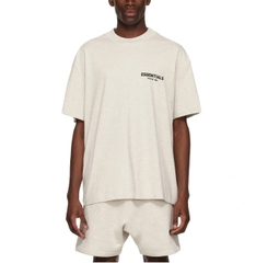 003 -  Áo Essential Tee Season 2022 - Màu Xám Oatmeal [HÀNG CHÍNH HÃNG]
