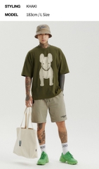 861 -  Áo Life Work Logo Radoc Signature - Khali - Code LW215TS982 [HÀNG CHÍNH HÃNG]