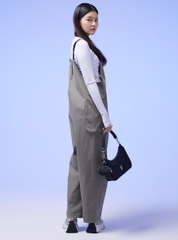 1075 -  Túi Life Work Jagard Nylon Hobo Bag Black - Túi Kẹp Nách - Code LW245BG75040F [HÀNG CHÍNH HÃNG]