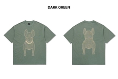 1745 -  Áo Life Work Big Logo Basic Dark Green LW255TS991 [HÀNG CHÍNH HÃNG]