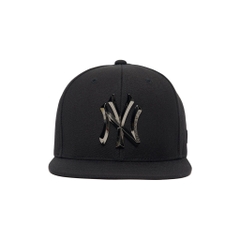 1002 -  Nón MLB Snapback Metal Logo New York Black - Code 3ACPS571N 50BKS [HÀNG CHÍNH HÃNG]