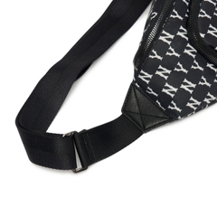 895 -  Túi MLB Monogram Hip Sack New York Yankees - Black - Túi Bao Tử - Code 3AHSM012N-50BKS [HÀNG CHÍNH HÃNG]