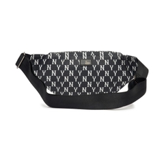 895 -  Túi MLB Monogram Hip Sack New York Yankees - Black - Túi Bao Tử - Code 3AHSM012N-50BKS [HÀNG CHÍNH HÃNG]