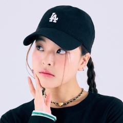 438 -  Nón MLB Unstructured Ball cap - Đen - LA Trắng Nhỏ [HÀNG CHÍNH HÃNG]