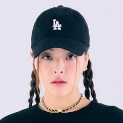 438 -  Nón MLB Unstructured Ball cap - Đen - LA Trắng Nhỏ [HÀNG CHÍNH HÃNG]