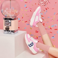 973 -  Giày MLB NY Chunky Liner Basic Big B Boston Red Sox - Hồng Pink - Code 3ASXCLB3N 43PKS [HÀNG CHÍNH HÃNG]