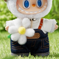 1057 -  Labubu hoa cúc Fall In Wild - Size bé 17cm  - 6941848280091 [HÀNG CHÍNH HÃNG] POP MART The Monsters Fall in Wild Series Vinyl Plush Pendant Doll
