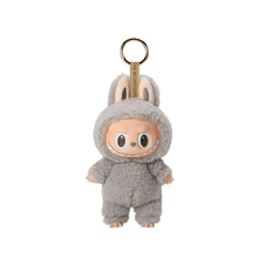 1092 - Labubu Sesame Bean Màu Xám Size bé 17cm -  Gấu Bông Art Toy [HÀNG CHÍNH HÃNG] Pop Mart