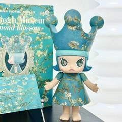 1150 - Molly Van Gogh 400% - POPMART Royal Molly Almond Blossom Van Gogh 400% Figure Mucha Zodiac Art Toy [CHÍNH HÃNG]
