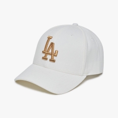 1061 -  Nón MLB LA Metal Embroidery White Gold - Code 3ACPIG01N 07WHS [HÀNG CHÍNH HÃNG]