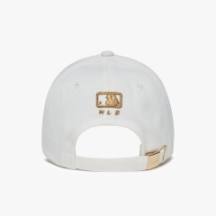 1061 -  Nón MLB LA Metal Embroidery White Gold - Code 3ACPIG01N 07WHS [HÀNG CHÍNH HÃNG]