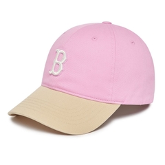 423 -  Nón MLB Unstructured Ball cap - Hồng Nâu - B Trắng [HÀNG CHÍNH HÃNG]