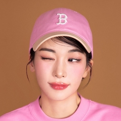 423 -  Nón MLB Unstructured Ball cap - Hồng Nâu - B Trắng [HÀNG CHÍNH HÃNG]