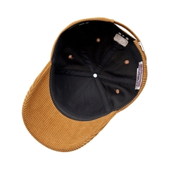 386 -  Nón MLB Unstructured Ball cap - Nhung Tăm - Nâu - C Trắng [HÀNG CHÍNH HÃNG]