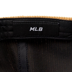 386 -  Nón MLB Unstructured Ball cap - Nhung Tăm - Nâu - C Trắng [HÀNG CHÍNH HÃNG]