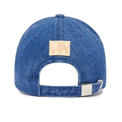 263 -  Nón Mũ MLB Denim NY Unstructured - Xanh Dương Đậm [HÀNG CHÍNH HÃNG]