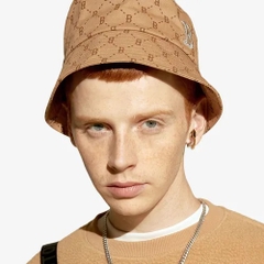1115 - Nón MLB Diamond Monogram Bucket Hat Boston Red Sox Beige  32CP38111 43B - [HÀNG CHÍNH HÃNG]