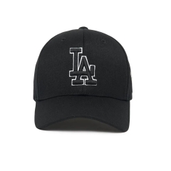 1062 -  Nón MLB LA Dodgers Diamond Stamp Border Black White - Code 3ACP8501N 07BKS [HÀNG CHÍNH HÃNG]