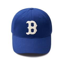 434 -  Nón MLB Unstructured Ball cap -Xanh Dương - B Trắng To [HÀNG CHÍNH HÃNG]
