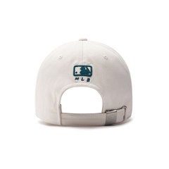 433 -  Nón MLB Unstructured Ball cap - Trắng Kem - LA Xanh Lá [HÀNG CHÍNH HÃNG]