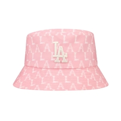 1066 -  Nón MLB LA Bucket Hat Monogram Crayon LA Dodgers - Hồng Pink - Code 32CP30111 07P [HÀNG CHÍNH HÃNG]