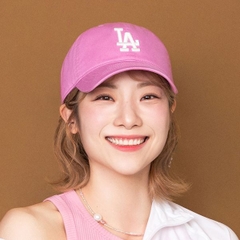 428 -  Nón MLB Unstructured Ball cap - Hồng - Ny Trắng To [HÀNG CHÍNH HÃNG]
