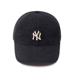 388 -  Nón MLB Unstructured Ball cap - Len - Đen - NY Trắng [HÀNG CHÍNH HÃNG]