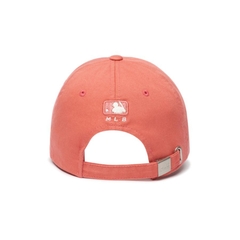 426 -  Nón MLB Unstructured Ball cap - Hồng Cam - Ny Trắng Nhỏ [HÀNG CHÍNH HÃNG]