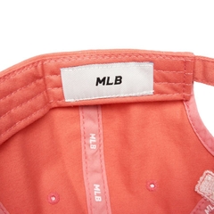426 -  Nón MLB Unstructured Ball cap - Hồng Cam - Ny Trắng Nhỏ [HÀNG CHÍNH HÃNG]