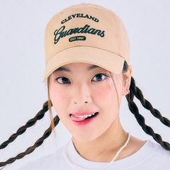 395 -  Nón MLB Unstructured Ball cap - Nâu - Cleverland Guardian [HÀNG CHÍNH HÃNG]