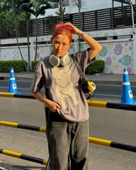868 -  Áo Life Work Logo Radoc Signature - Gray - Code LW245TS982-GRAY [HÀNG CHÍNH HÃNG]