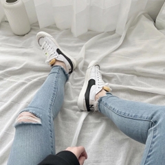 1709 - Giày Nike Blazer Low 77 Jumbo White Black DN2158-101 / DQ1470 101 [HÀNG CHÍNH HÃNG]