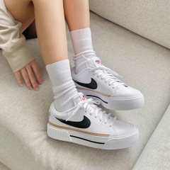 822 -  Giày Nike Court Legacy Lift White Black - Code DM7590-100 [HÀNG CHÍNH HÃNG]