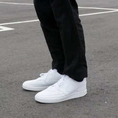 117- Giày Nike Court Vision All White DH2987-100 / DH3158-100 [HÀNG CHÍNH HÃNG]