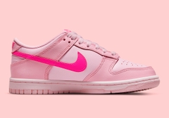 300 -  Giày Nike GS Dunk Low "Triple Pink" - DH9765-600 [HÀNG CHÍNH HÃNG]