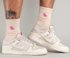 076 -  Giày Nike Dunk Nike Dunk Low SE ‘Sashiko Light Orewood Brown’ - Trắng Kem - Code DV0834 100 [HÀNG CHÍNH HÃNG]
